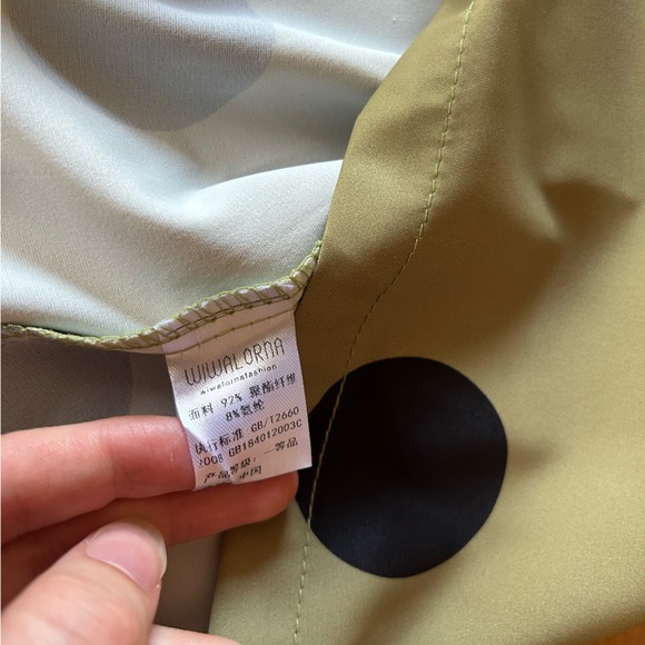 Big Polkadot Olive Pencil Dress - Picture 10 of 11